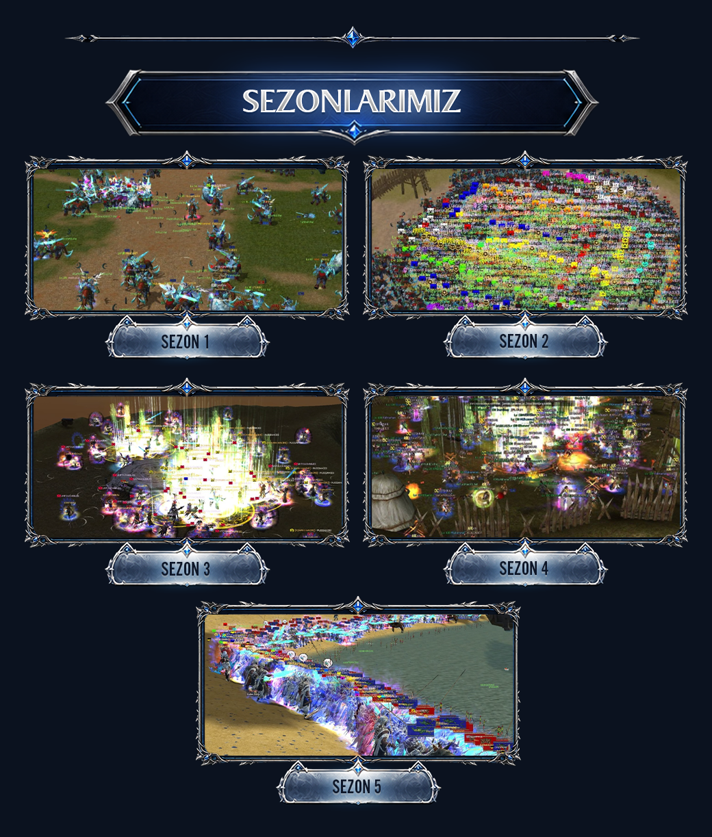 Sezonlarımız